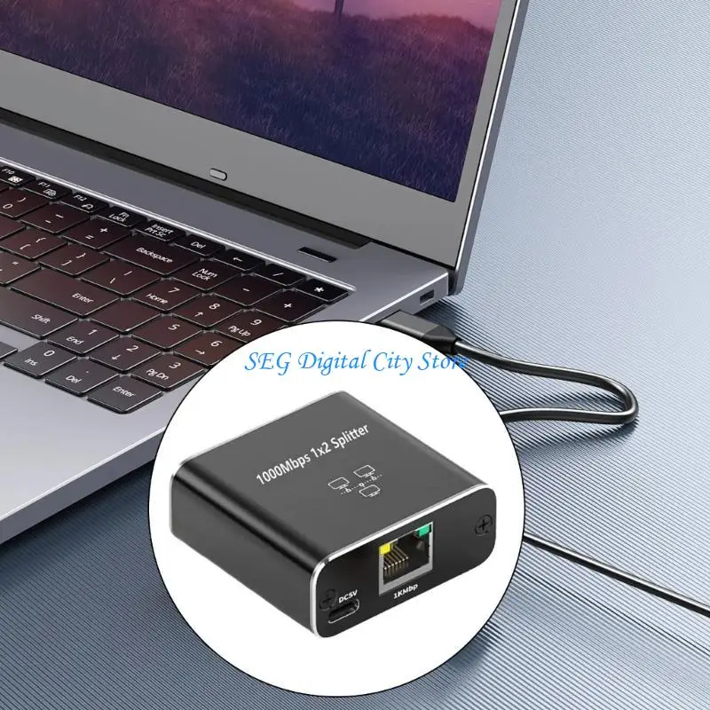 U75B LAN Splitter 1 to 2 3 4 1000 Mbps Ethernet Splitter with Type C Power Cable
U75B LAN Splitter 1 to 2 3 4 1000 Mbps Ethernet Splitter with Type C Power Cable