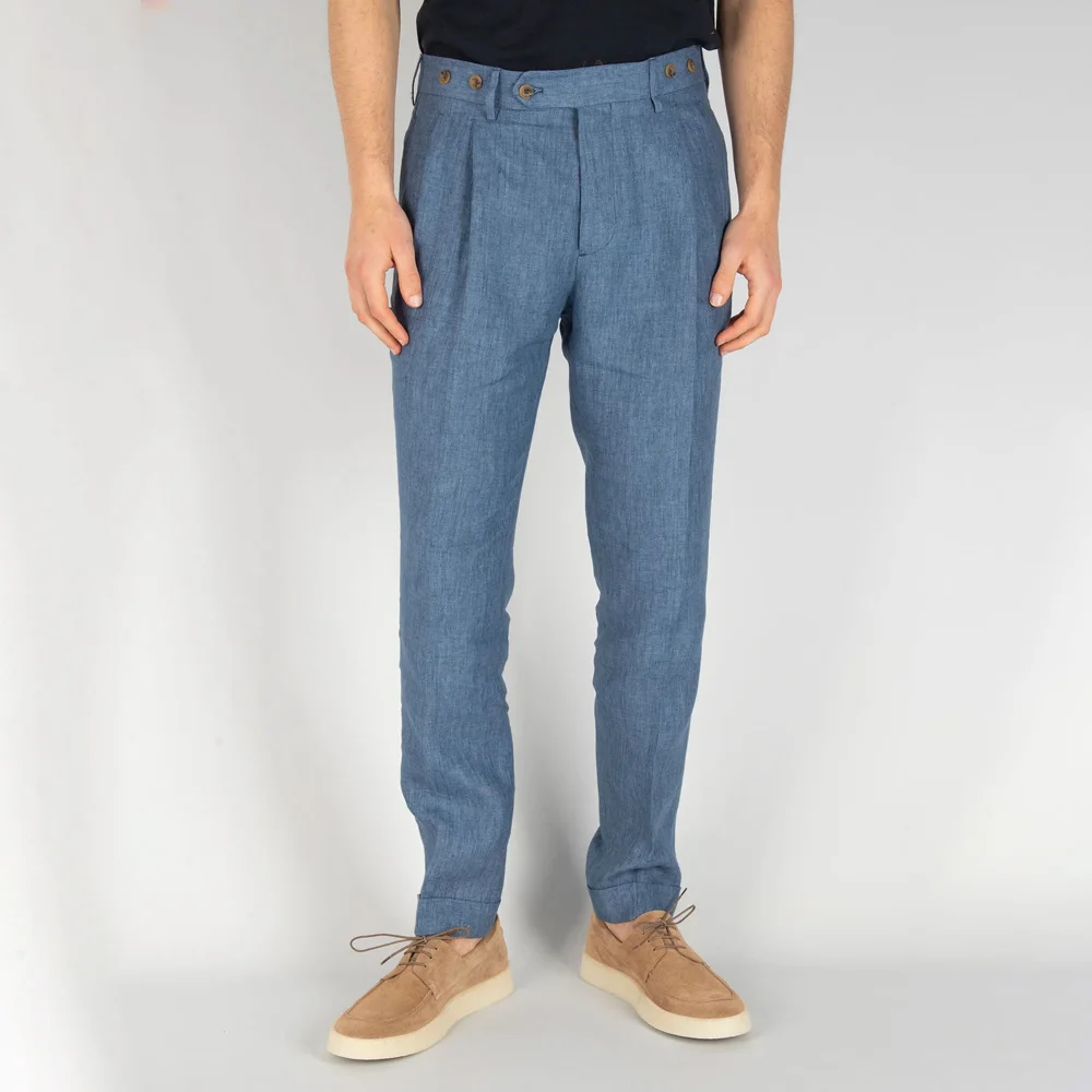 Casual Pants Men's Business Solid Color Straight-Leg Trouser for Man Trousers Linen Lightweight Work Tailoring Classic Clothing
Casual Pants Men's Business Solid Color Straight-Leg Trouser for Man Trousers Linen Lightweight Work Tailoring Classic Clothing