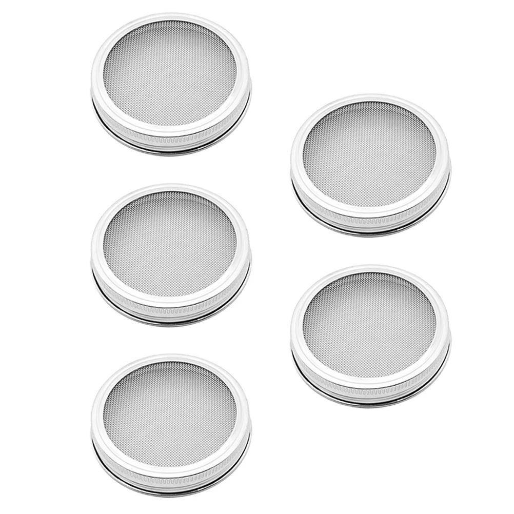 5pcs Stainless Steel Sprouting Lids Wide Mouth Mason Jar Strainer Screens Coffee Tea Juice Broth Sugar Kitchen Bar
5pcs Stainless Steel Sprouting Lids Wide Mouth Mason Jar Strainer Screens Coffee Tea Juice Broth Sugar Kitchen Bar