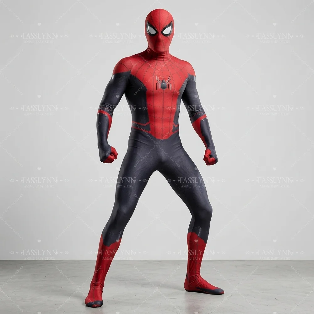Spider-Man Far From Home Cosplay Full Zentai Suit, Spiderman Bodysuit with Mask, Men Superhero Costume for Halloween Comic Con
Spider-Man Far From Home Cosplay Full Zentai Suit, Spiderman Bodysuit with Mask, Men Superhero Costume for Halloween Comic Con