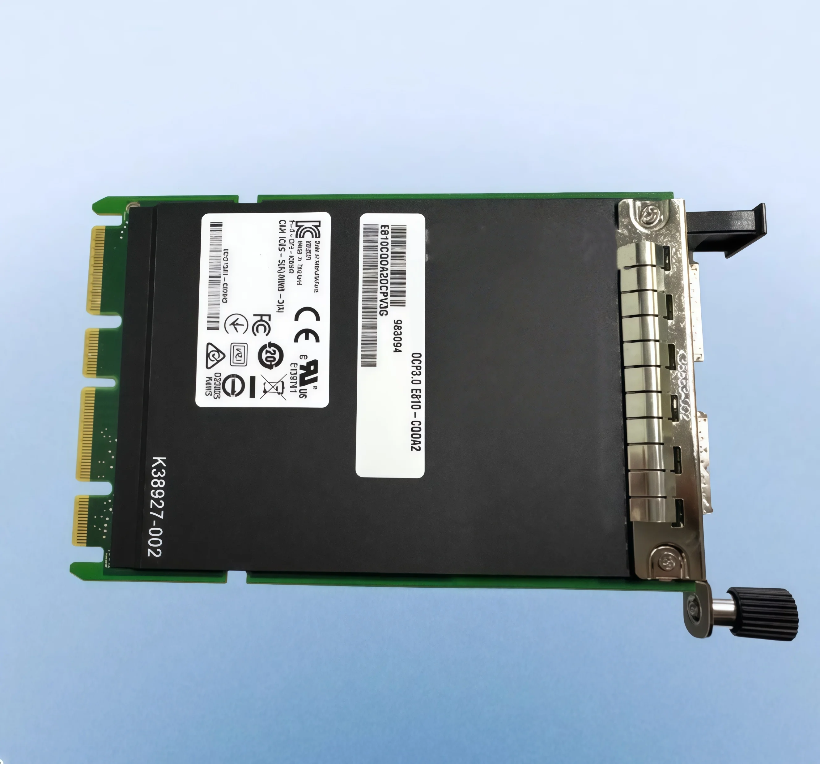 Новая оригинальная сетевая карта E810CQDA2OCPV3G 100G OCP3.0 Blue Label с поддержкой RDMA и ROCE
Новая оригинальная сетевая карта E810CQDA2OCPV3G 100G OCP3.0 Blue Label с поддержкой RDMA и ROCE