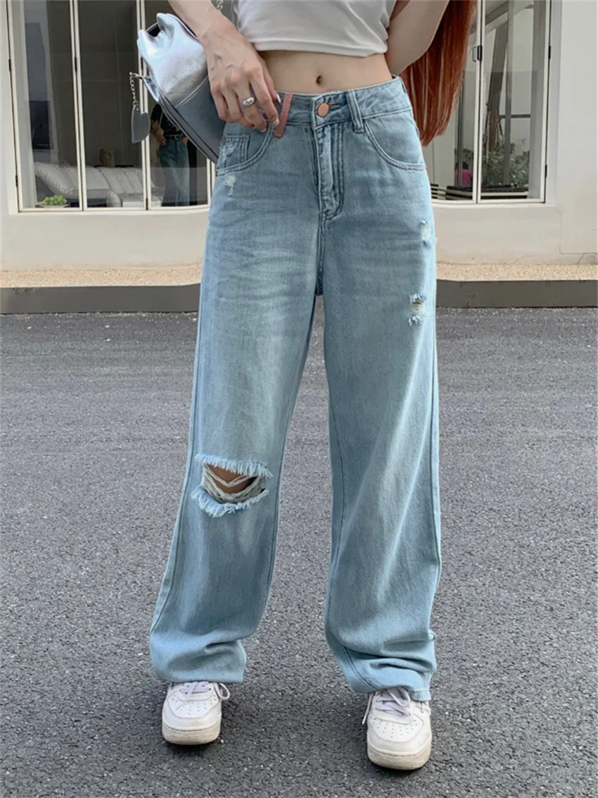 PLAMTEE S-XL Women Pockets Jeans Chic Loose Autumn Straight Casual 2023 New Denim Vintage Wide Leg Daily Streetwear Pants
PLAMTEE S-XL Women Pockets Jeans Chic Loose Autumn Straight Casual 2023 New Denim Vintage Wide Leg Daily Streetwear Pants