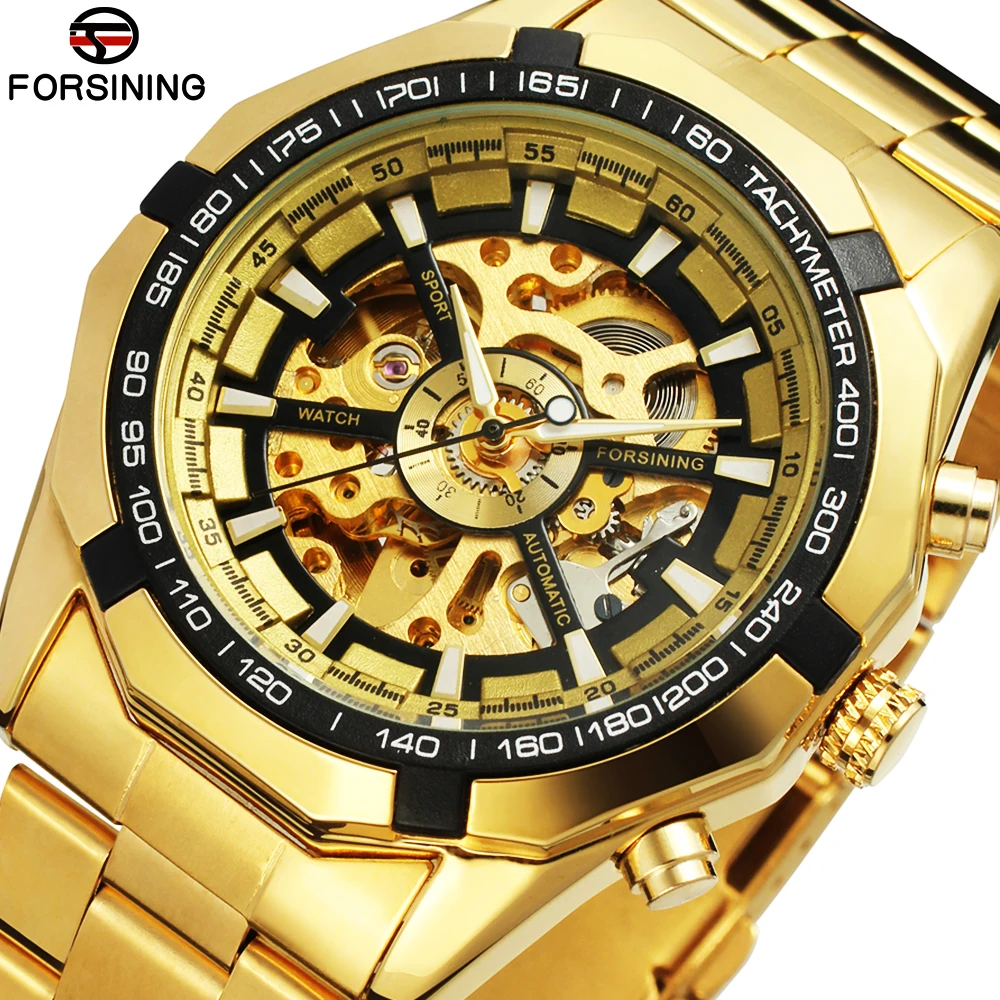 FORSINING Fashion Sport Skeleton Watch for Man Classic Automatic Mechanical Luminous Pointer Stainless Steel Business Male Clock
FORSINING Fashion Sport Skeleton Watch for Man Classic Automatic Mechanical Luminous Pointer Stainless Steel Business Male Clock
