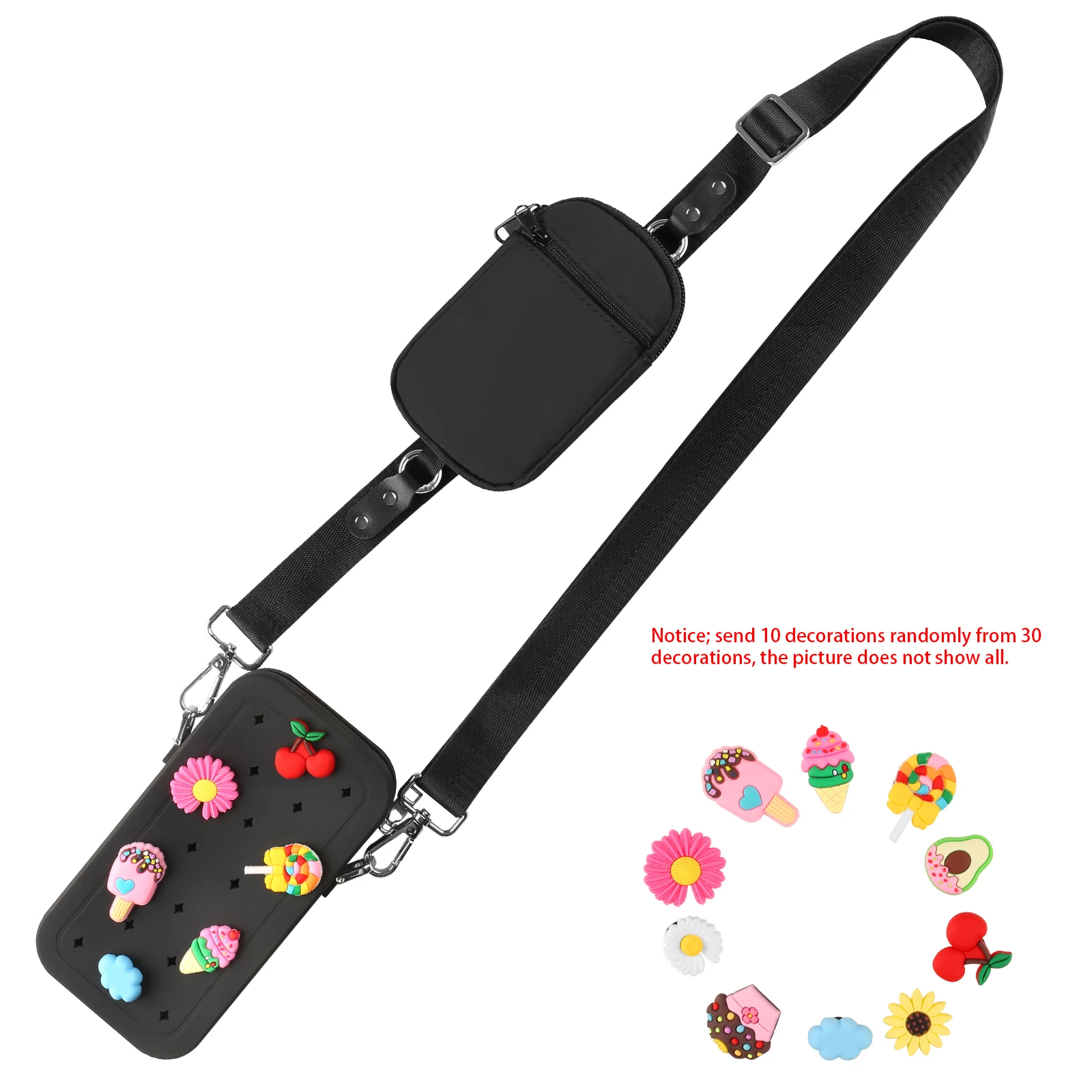 Cordão de Celular Ajustável com Carteira, Com Zíper, Anti-Perda, Cordão Cross-Body para Celular, Capa de Silicone para Celular, Acessórios Decorativos DIY
Cordão de Celular Ajustável com Carteira, Com Zíper, Anti-Perda, Cordão Cross-Body para Celular, Capa de Silicone para Celular, Acessórios Decorativos DIY