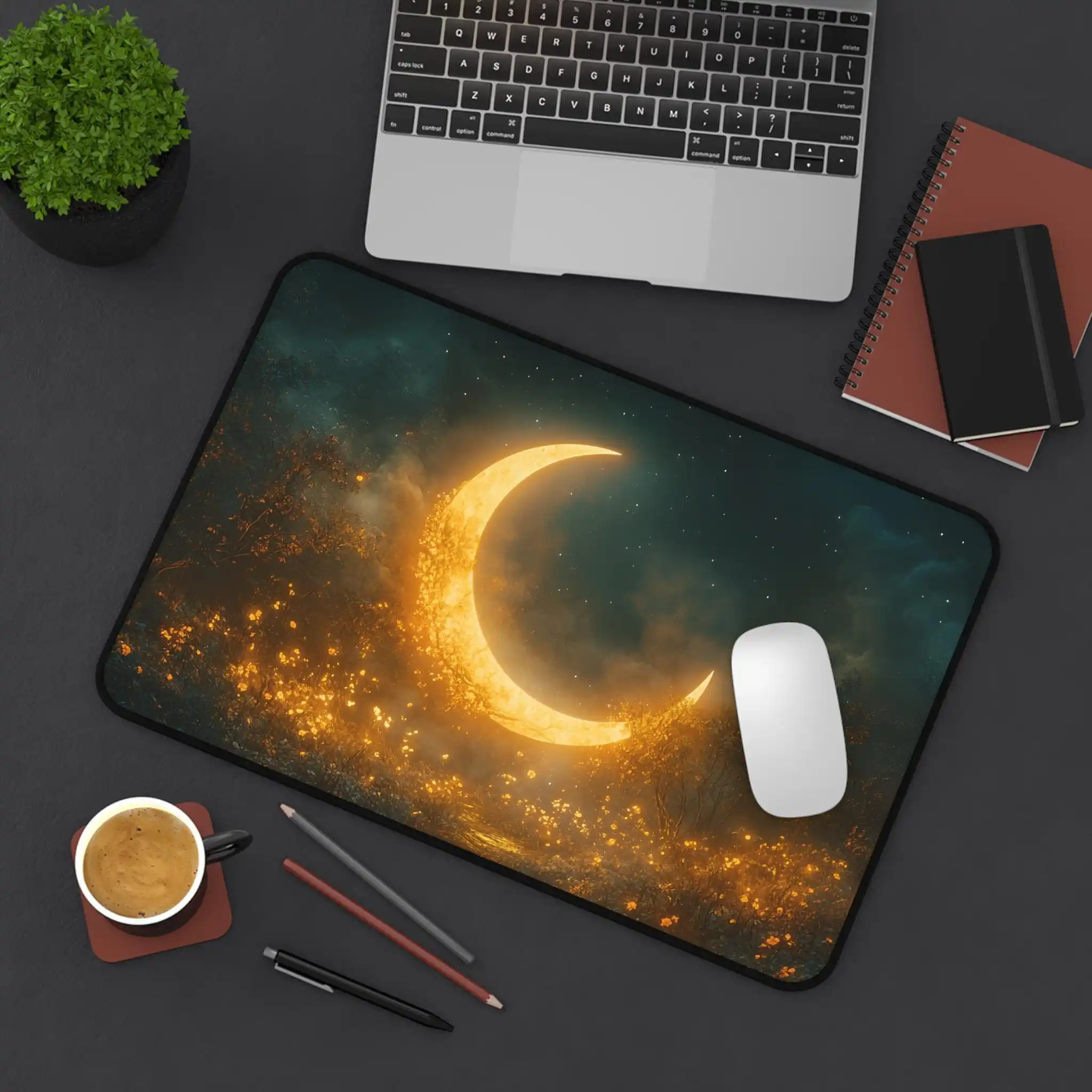 Celestial Golden Moon Gaming Mouse Pad,Large Table Mat with Mystical Celestial Scene The Perfect Gift for Friends and Colleagues
Celestial Golden Moon Gaming Mouse Pad,Large Table Mat with Mystical Celestial Scene The Perfect Gift for Friends and Colleagues