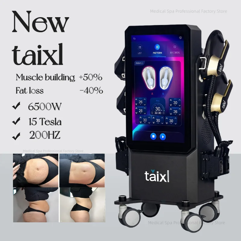 Professional TAIXL Ultra Pro Sculpting RF Fat Loss Build Muscle Machine ABS Muscle Stimulator EMS Body Slimming Muscle Toning
Professional TAIXL Ultra Pro Sculpting RF Fat Loss Build Muscle Machine ABS Muscle Stimulator EMS Body Slimming Muscle Toning