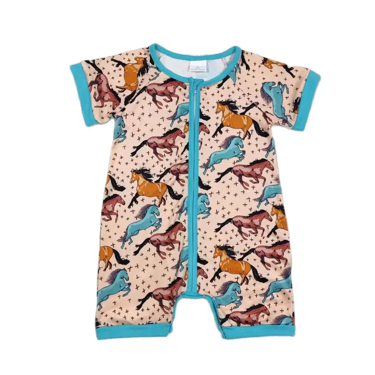 SR0934 Kids Baby Boy Clothes Short Sleeves Top Horse Star Beige Zipper Print With Jumpsuit Children Clothes
SR0934 Kids Baby Boy Clothes Short Sleeves Top Horse Star Beige Zipper Print With Jumpsuit Children Clothes