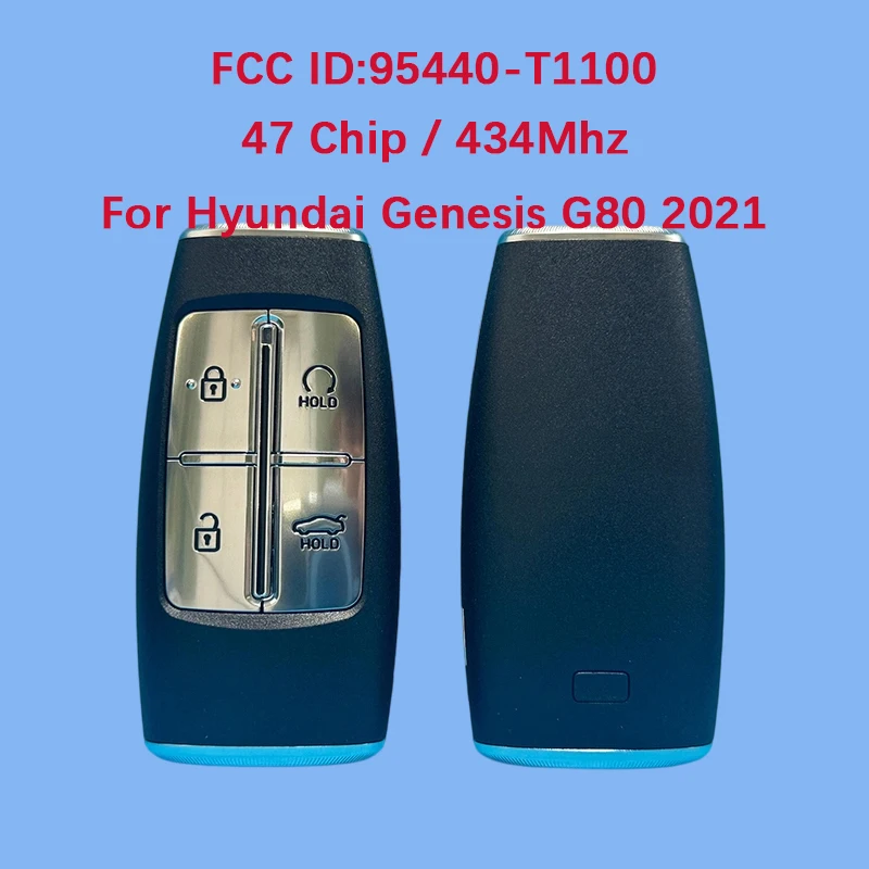 CN020374 Aftermarket 3 Button Smart Key Remote 47 Chip 433Mhz FCC ID 95440-T1100 For Hyundai Genesis G80 2022
CN020374 Aftermarket 3 Button Smart Key Remote 47 Chip 433Mhz FCC ID 95440-T1100 For Hyundai Genesis G80 2022