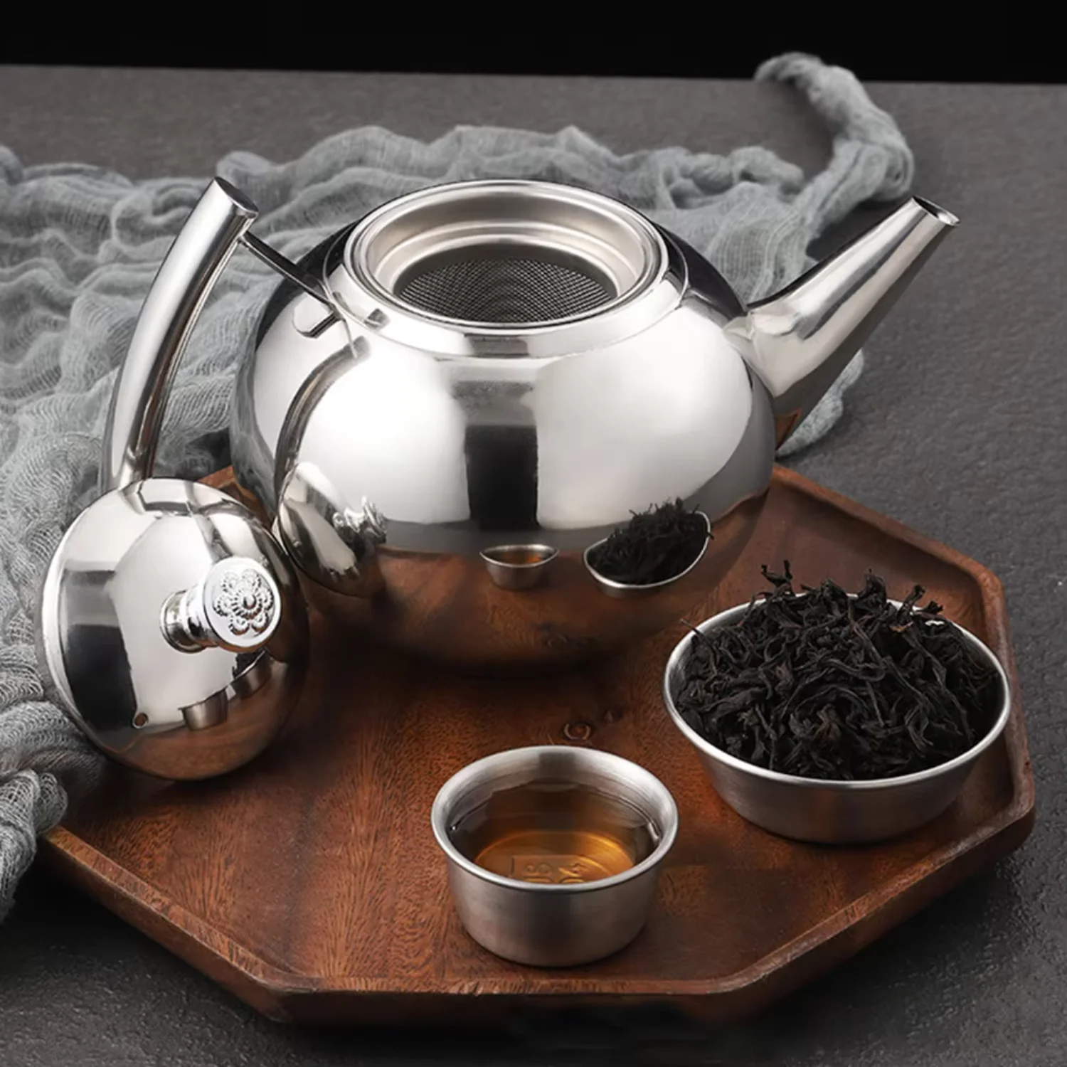 1-2L Tea Kettle with Filter Coffee Pot Tea Leaf Filter Infuser Induction Cooker Teapot Kettle
1-2L Tea Kettle with Filter Coffee Pot Tea Leaf Filter Infuser Induction Cooker Teapot Kettle