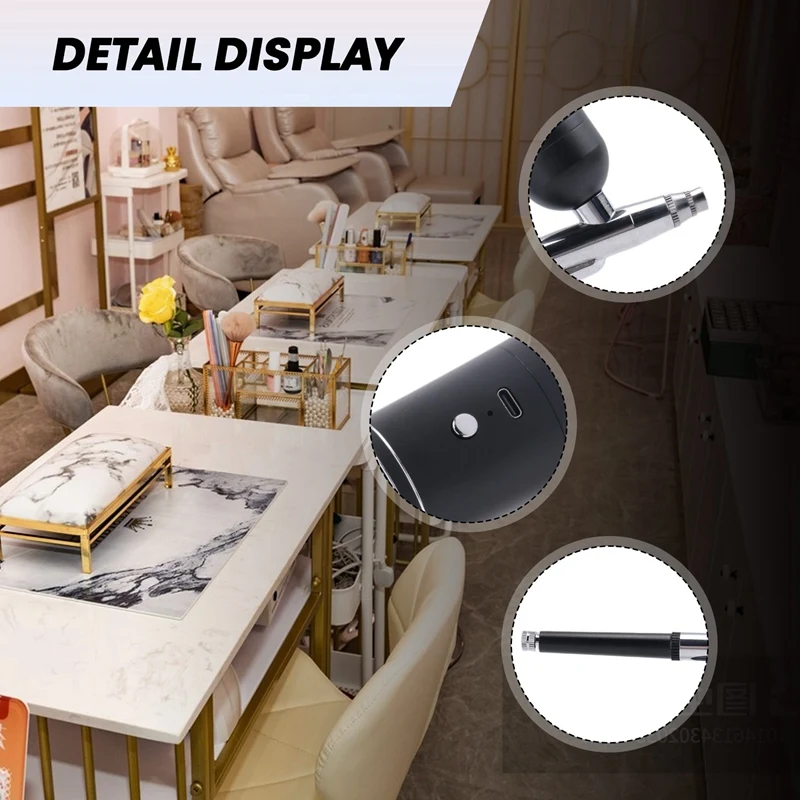 Комплект аэрографа с компрессором, перезаряжаемый, беспроводной, не засоряющийся, набор аэрографов высокого давления для дизайна ногтей, макияжа, покраски-ABFB
Комплект аэрографа с компрессором, перезаряжаемый, беспроводной, не засоряющийся, набор аэрографов высокого давления для дизайна ногтей, макияжа, покраски-ABFB