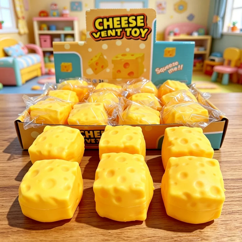 New Needoh Squishy Square Cheese Squeeze Toys Slow Rebound Stress Relief Sensory Toy Soft Butter Cheese Party Toy
New Needoh Squishy Square Cheese Squeeze Toys Slow Rebound Stress Relief Sensory Toy Soft Butter Cheese Party Toy