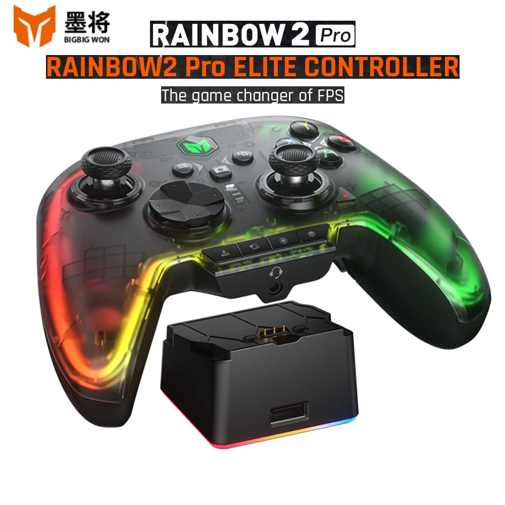 BIGBIG WON Elite игровой контроллер Rainbow2 Pro BT беспроводной Bluetooth игровой геймпад для ПК/Nintendo Switch/ANDROID/IOS Mobile
BIGBIG WON Elite игровой контроллер Rainbow2 Pro BT беспроводной Bluetooth игровой геймпад для ПК/Nintendo Switch/ANDROID/IOS Mobile
