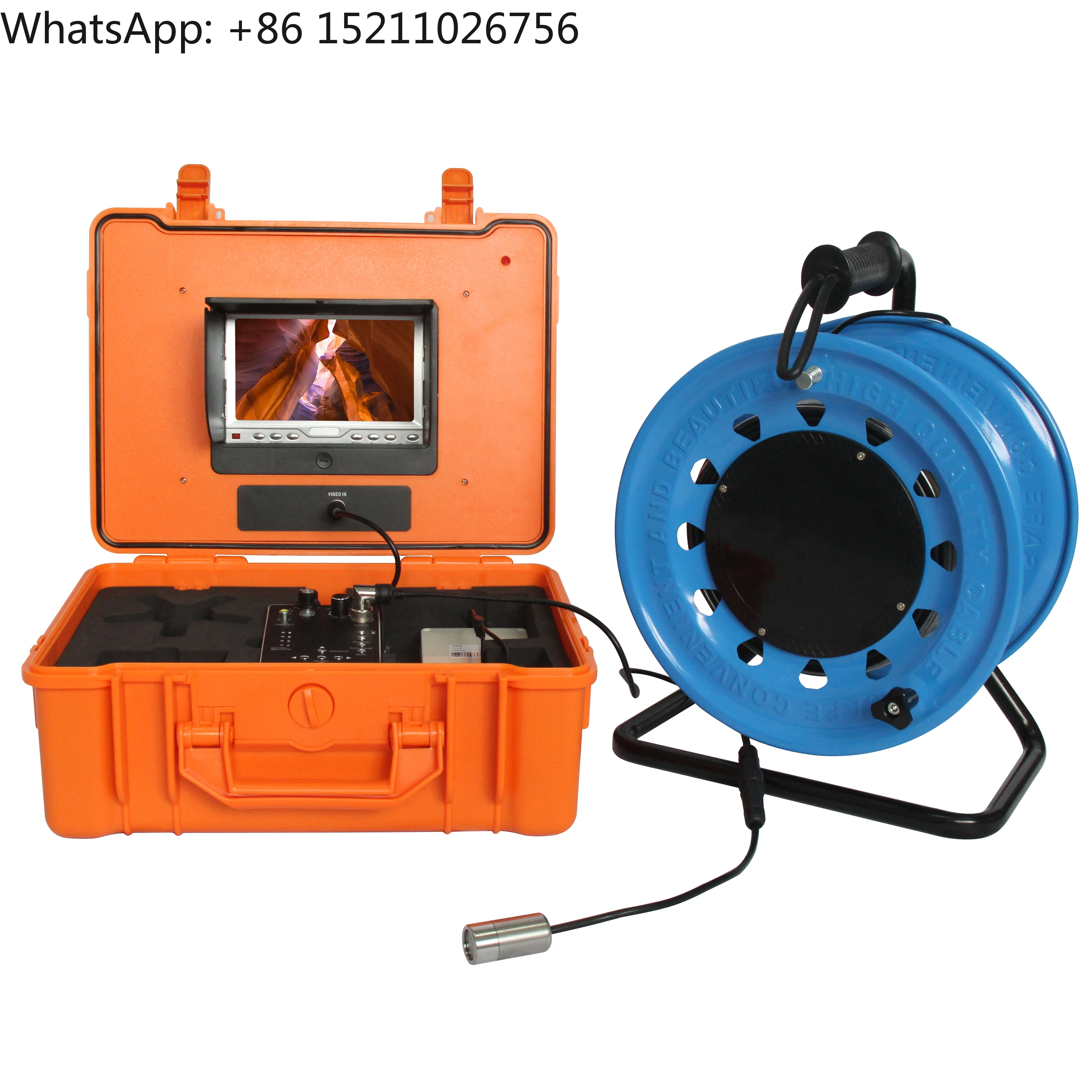 Камера для сверления 100 м, 200 м, 300 м, 7-дюймовый экран, камера для глубокой воды, камера для осмотра скважин
Камера для сверления 100 м, 200 м, 300 м, 7-дюймовый экран, камера для глубокой воды, камера для осмотра скважин