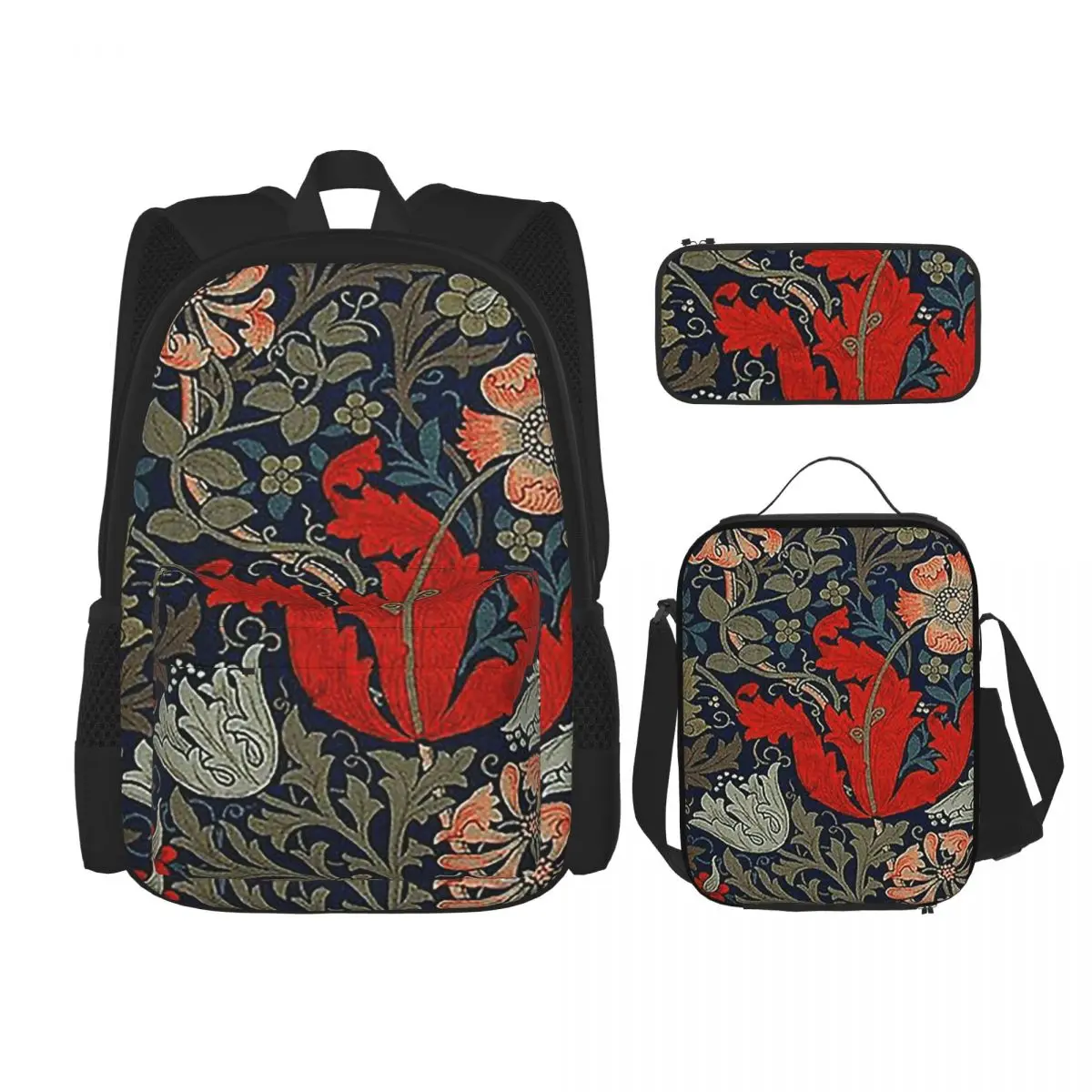 William Morris Compton Backpacks Students Bookbag School Bags Rucksack Lunch Bag Pen Bag Three-Piece Set
William Morris Compton Backpacks Students Bookbag School Bags Rucksack Lunch Bag Pen Bag Three-Piece Set