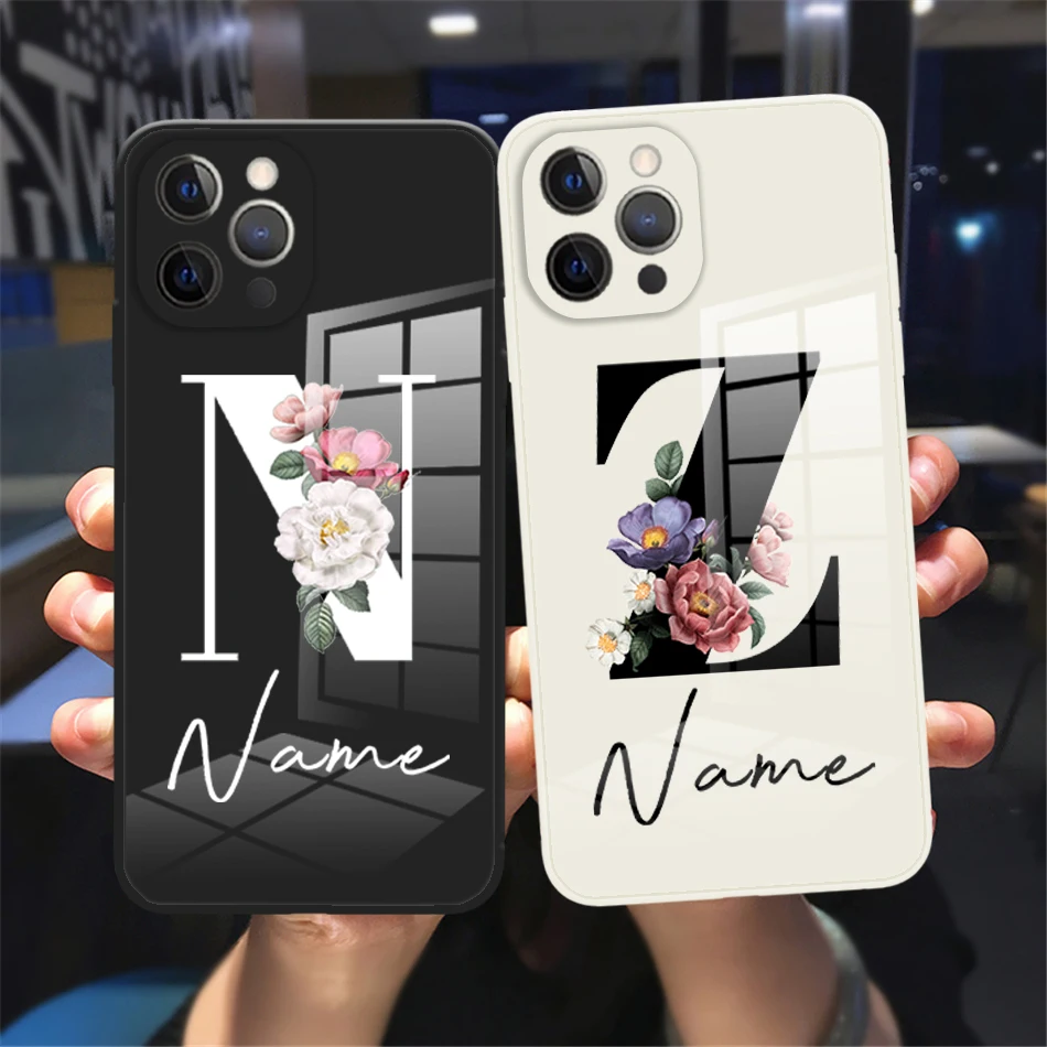 Flowers Diy For iphone 11 12 13 14 15 16 Pro Mini Phone Case Custom Capital Letters Name For X XSMax XR 16Plus Glass bumper Case
Flowers Diy For iphone 11 12 13 14 15 16 Pro Mini Phone Case Custom Capital Letters Name For X XSMax XR 16Plus Glass bumper Case