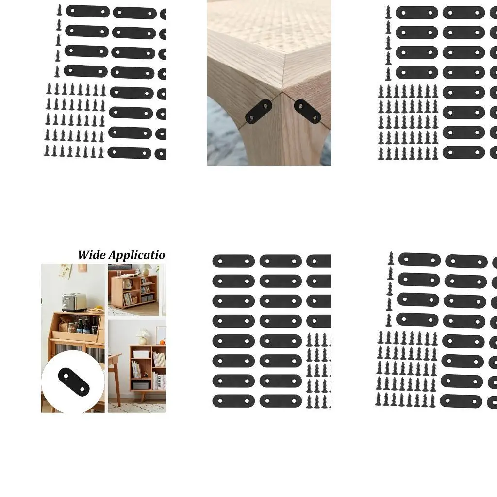 R9UF Steel Corner Reinforcement Connectors Including Mounting Hardware for Woodworking Projects and Furniture Assembly
R9UF Steel Corner Reinforcement Connectors Including Mounting Hardware for Woodworking Projects and Furniture Assembly