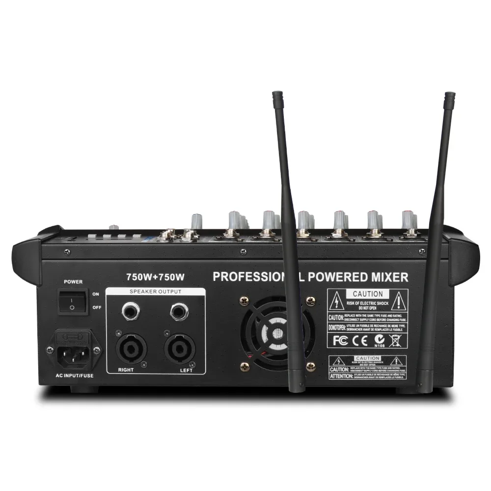 OEM GM7X Professional 350W*2 Buit-in Powerful Amplifier With 2 Wireless Microphones 6 Channel Audio Power Amplifier
OEM GM7X Professional 350W*2 Buit-in Powerful Amplifier With 2 Wireless Microphones 6 Channel Audio Power Amplifier