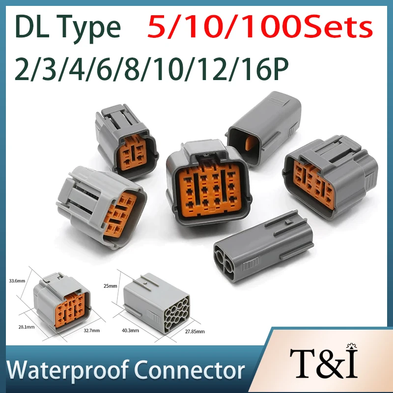 Sumitomo DL 6195 Type 2/3/4/6/8/10/12/16P Automotive Waterproof Connector Fog Lamp Plug Connector Male Female Terminal Sheath
Sumitomo DL 6195 Type 2/3/4/6/8/10/12/16P Automotive Waterproof Connector Fog Lamp Plug Connector Male Female Terminal Sheath