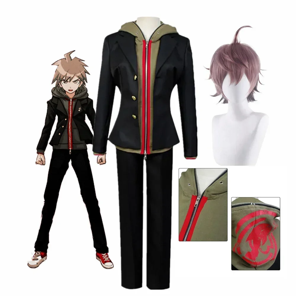 Аниме Danganronpa Naegi Makoto, униформа, парик, толстовка, карнавальный костюм на Хэллоуин, Рождество, карнавал, вечерние, полные комплекты
Аниме Danganronpa Naegi Makoto, униформа, парик, толстовка, карнавальный костюм на Хэллоуин, Рождество, карнавал, вечерние, полные комплекты