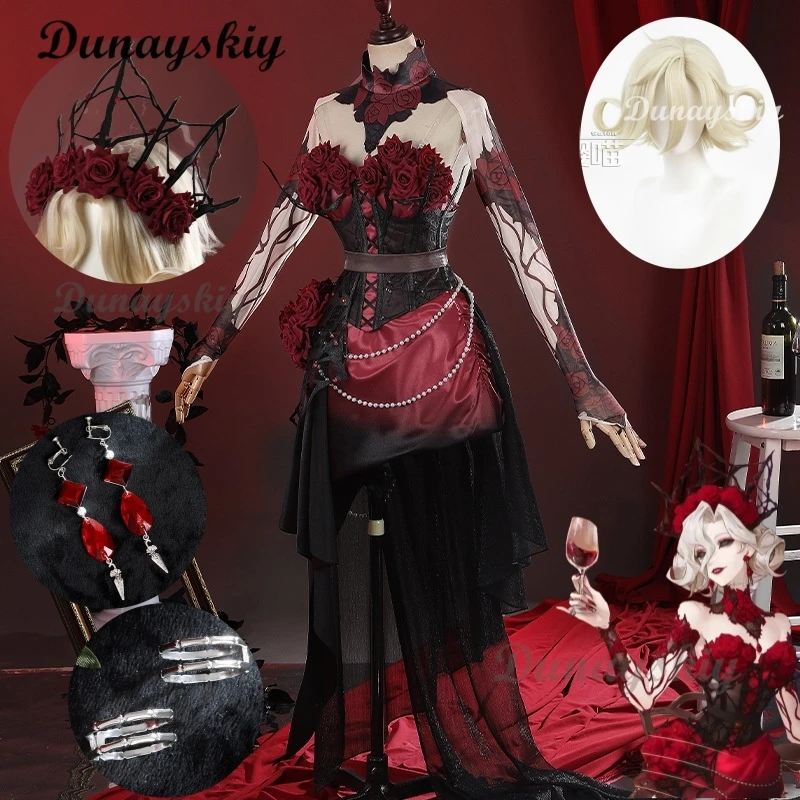 Marie Bloody Queen Concert Cosplay Game Identity V Costume Girl Elegant Dress Uniform Halloween Party Outfit Suit Customized
Marie Bloody Queen Concert Cosplay Game Identity V Costume Girl Elegant Dress Uniform Halloween Party Outfit Suit Customized