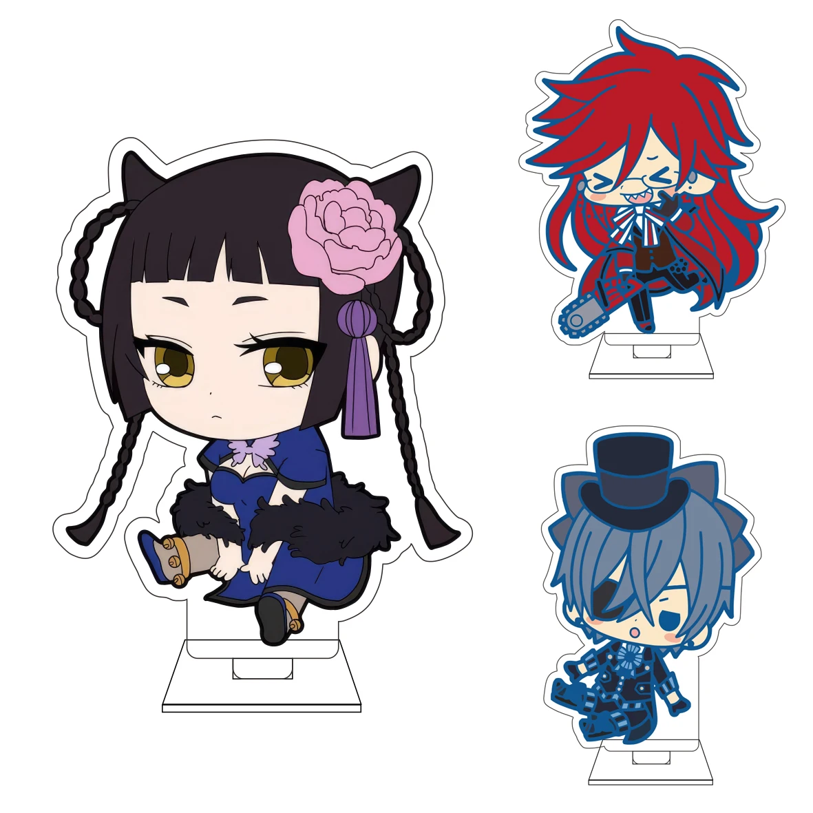 10CM Anime Black Butler Cosplay Cute Acrylic Figure Stand Plate Ciel Phantomhive Ornaments Gifts
10CM Anime Black Butler Cosplay Cute Acrylic Figure Stand Plate Ciel Phantomhive Ornaments Gifts