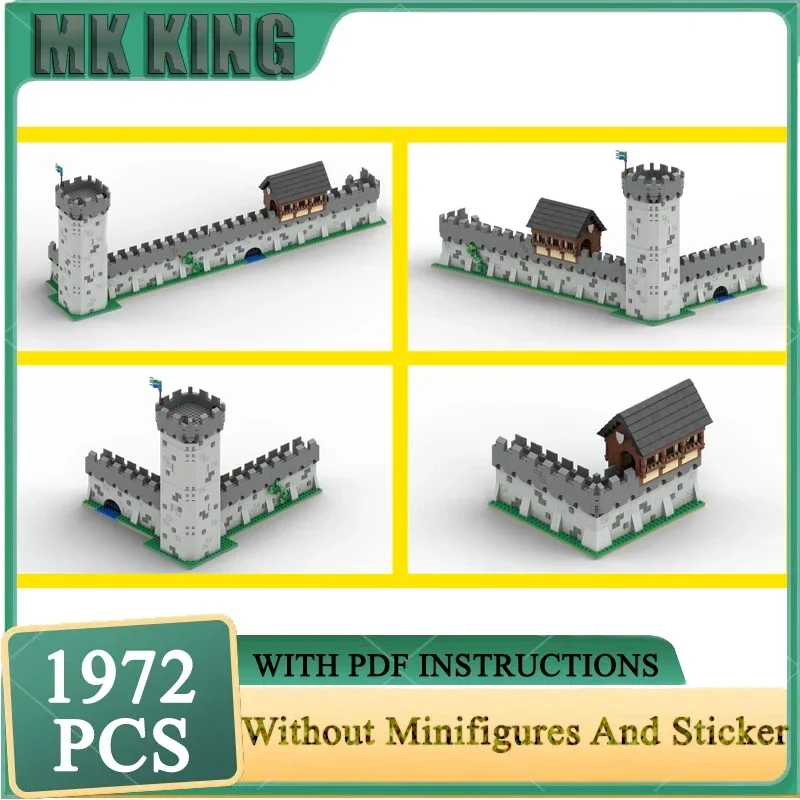 Модель стены MOC, строительные блоки, модульная средневековая технология, замок, сцена, вид на улицу, кирпичи, сделай сам, сборка, детские игрушки
Модель стены MOC, строительные блоки, модульная средневековая технология, замок, сцена, вид на улицу, кирпичи, сделай сам, сборка, детские игрушки