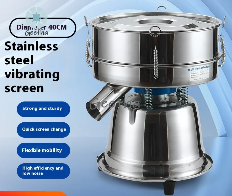 Vibrating Screen Small Vibrating Screen Electric Screening Machine Plastic Flour Wood Flour Vibrating Screen Machine Food Sieve
Vibrating Screen Small Vibrating Screen Electric Screening Machine Plastic Flour Wood Flour Vibrating Screen Machine Food Sieve