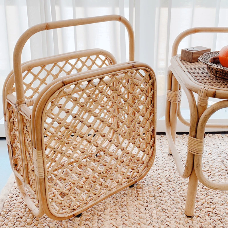 Rattan storage basket Storage basket Storage frame ins Wind grid Magazine rack Floor to ceiling Newspaper bookshelf Homestay int
Rattan storage basket Storage basket Storage frame ins Wind grid Magazine rack Floor to ceiling Newspaper bookshelf Homestay int