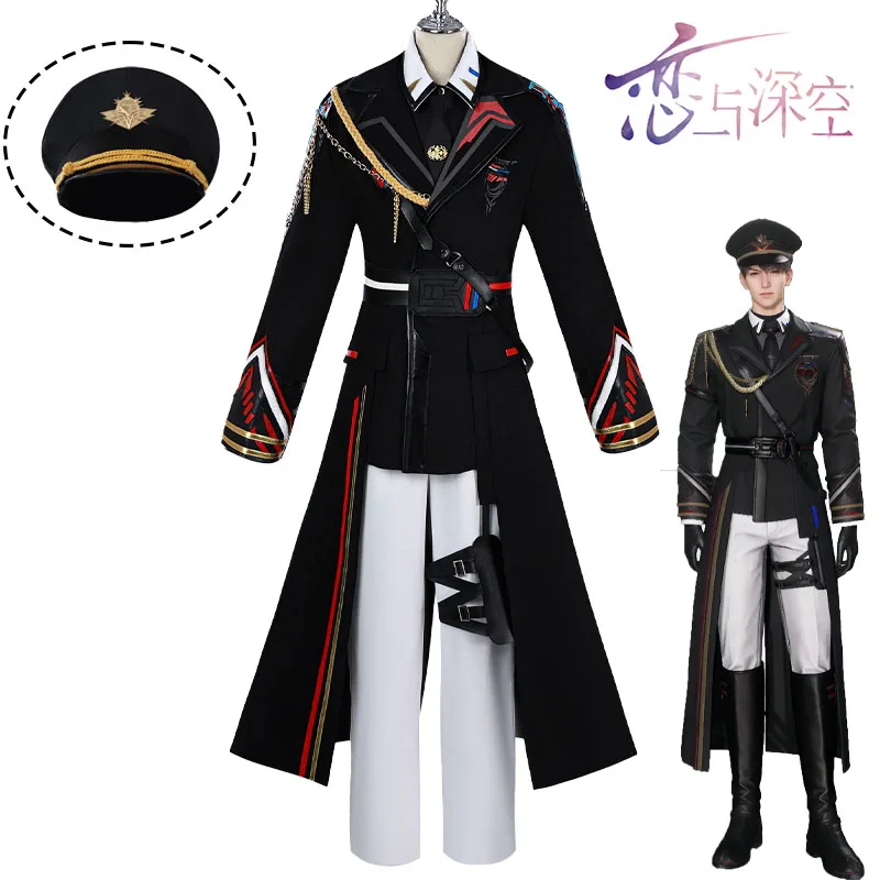 Love and Deepspace Caleb Cosplay Costume Caleb Clothes Accessories Hat Outfit Halloween Carnival Party Role Play Uniform for Men
Love and Deepspace Caleb Cosplay Costume Caleb Clothes Accessories Hat Outfit Halloween Carnival Party Role Play Uniform for Men