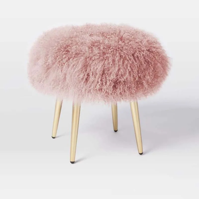 Nordic Modern Design Vanity Stool Ottoman for Living Room Stainless Steel and Wood Home Furniture Decoration
Nordic Modern Design Vanity Stool Ottoman for Living Room Stainless Steel and Wood Home Furniture Decoration