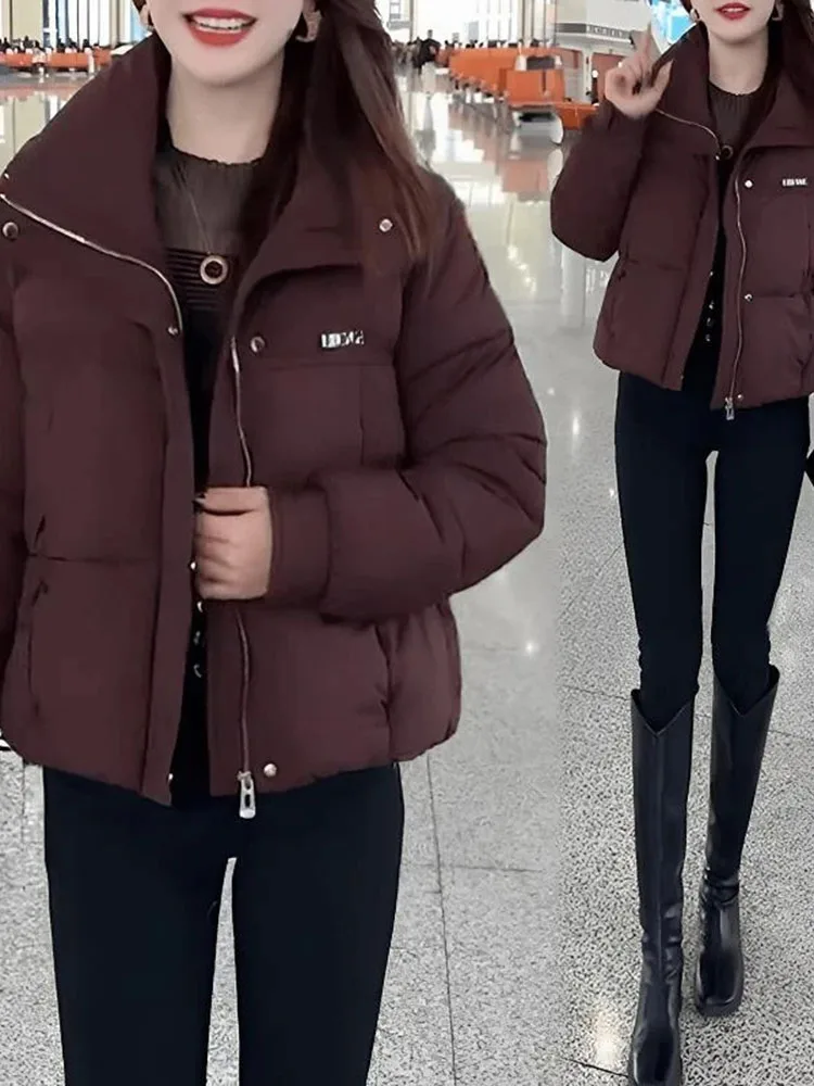 Новинка! Женская стеганая хлопковая куртка с воротником в корейском стиле, универсальная, для осени-зимы 2025, для повседневной носки.
Новинка! Женская стеганая хлопковая куртка с воротником в корейском стиле, универсальная, для осени-зимы 2025, для повседневной носки.