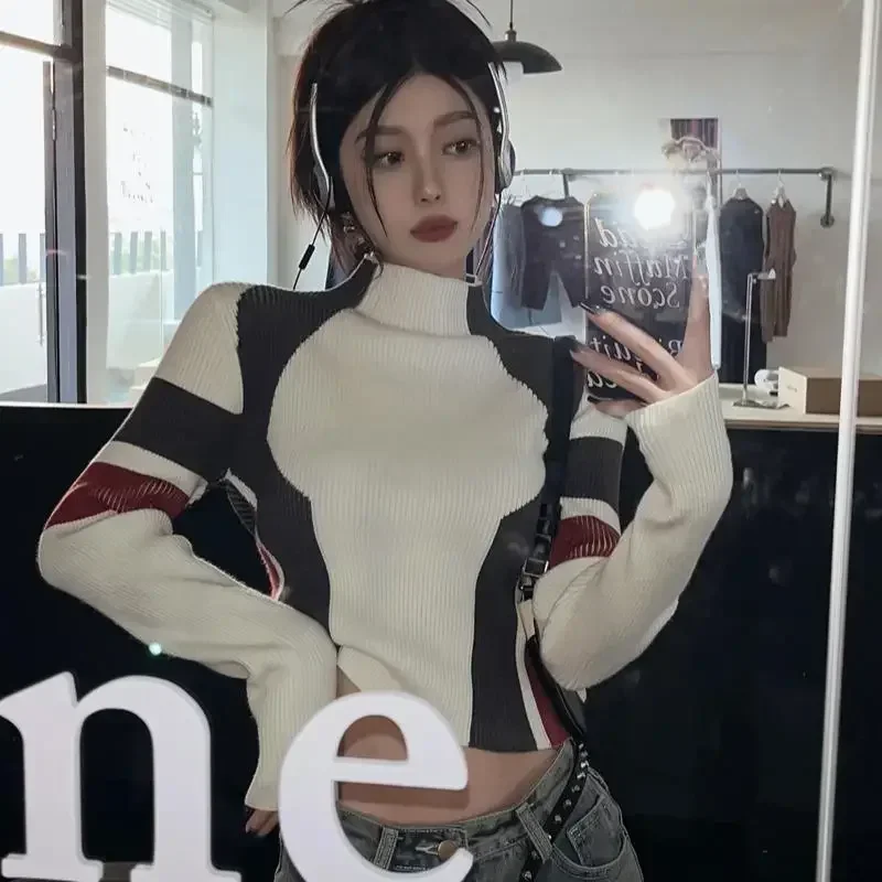 American Vintage Turtleneck Pullovers Mujer 2025 Autum New Slim Fit Tops Women Y2k Long Sleeve Bottoming Sweaters
American Vintage Turtleneck Pullovers Mujer 2025 Autum New Slim Fit Tops Women Y2k Long Sleeve Bottoming Sweaters