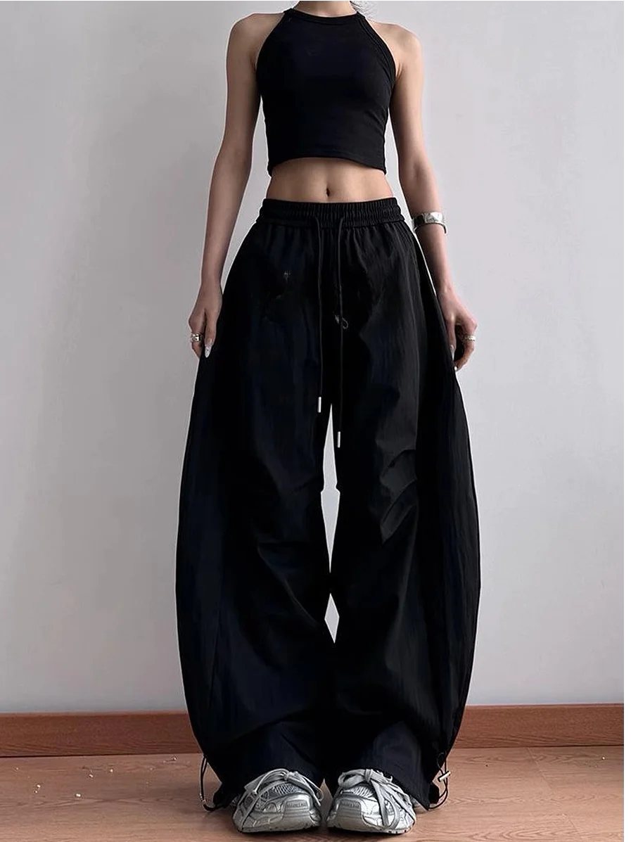 High Waist Loose Fit Drop-Crotch Work Pants with Embroidered American Letters for Men And Women Casual Wide Leg Pants
High Waist Loose Fit Drop-Crotch Work Pants with Embroidered American Letters for Men And Women Casual Wide Leg Pants