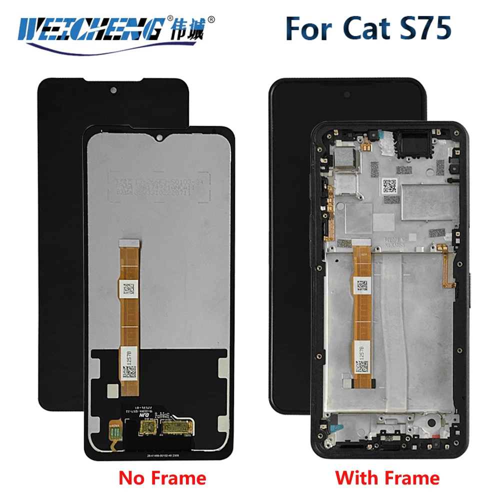 6.58 Inches New For CAT S75 Touch Screen + LCD Display Assembly with Frame Replacement For CAT S75 LCD
6.58 Inches New For CAT S75 Touch Screen + LCD Display Assembly with Frame Replacement For CAT S75 LCD