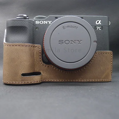 handwork Photo Camera Genuine PU leather cowhide Bag Body Case For sony A7C A7 C Protective sleeve box base skin Leather shell
handwork Photo Camera Genuine PU leather cowhide Bag Body Case For sony A7C A7 C Protective sleeve box base skin Leather shell