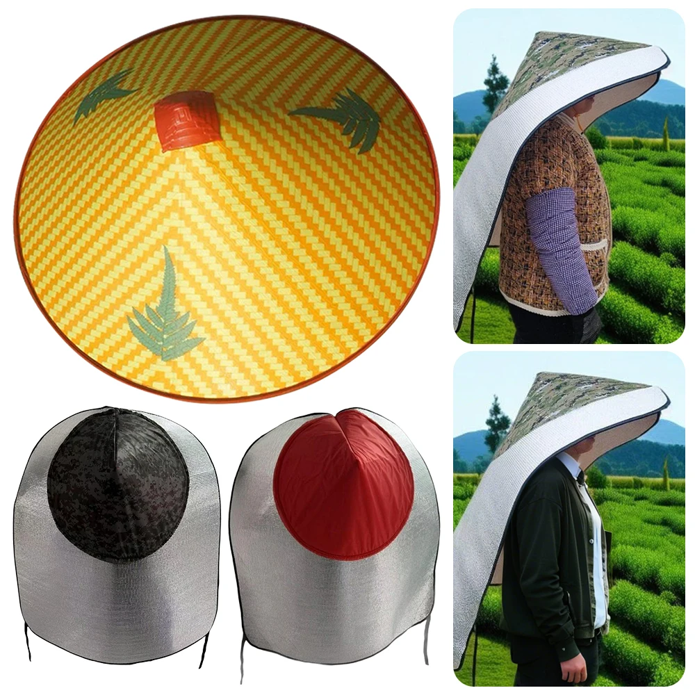 Heat Insulation Sun Hats Wide Brim Extra Large Agricultural Work Hat Rain Resistant Cloak thi Sun Visor Cap
Heat Insulation Sun Hats Wide Brim Extra Large Agricultural Work Hat Rain Resistant Cloak thi Sun Visor Cap