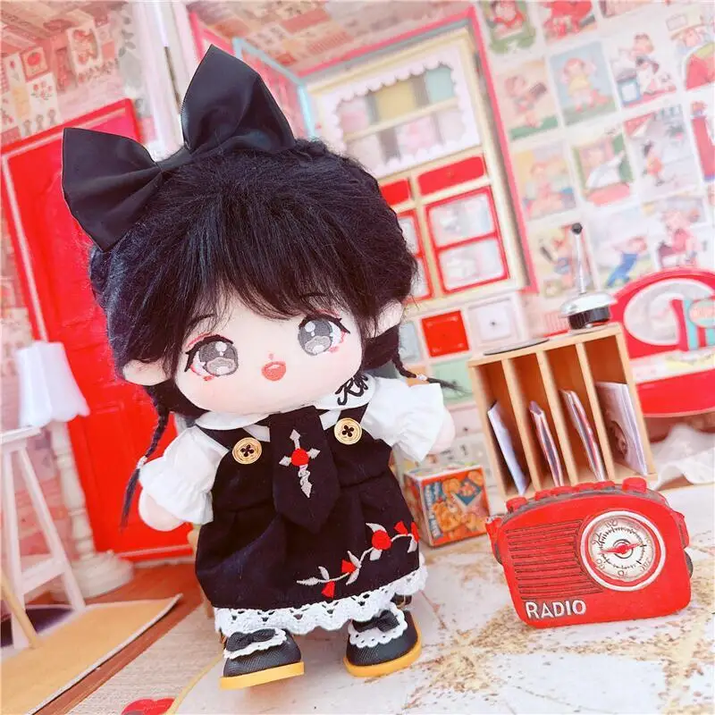 New 20cm Cotton Baby w/Cloth Rose Skirts Star Dolls Cute Black Hair Stuffed Toys Cotton Baby Doll Plushies Toys Fans Collectio
New 20cm Cotton Baby w/Cloth Rose Skirts Star Dolls Cute Black Hair Stuffed Toys Cotton Baby Doll Plushies Toys Fans Collectio