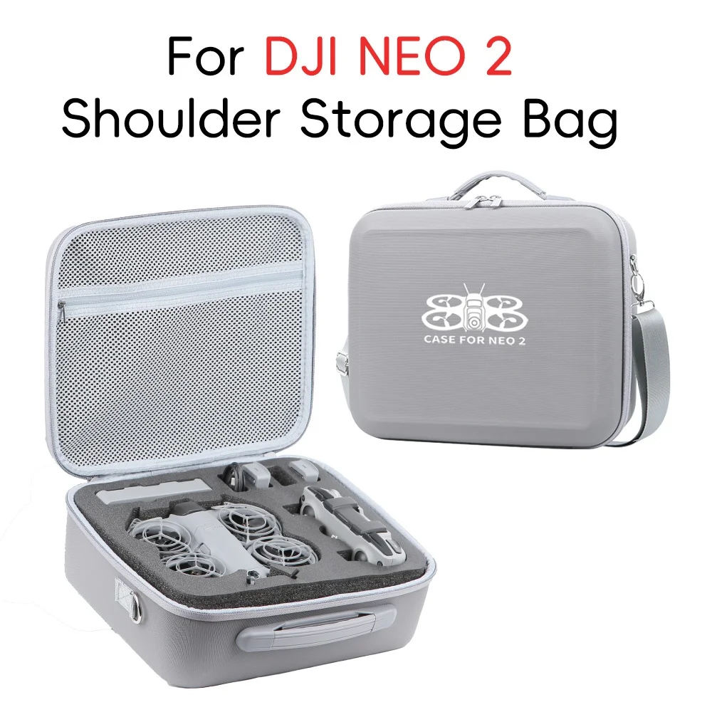 Travel Protective Shoulder Bag Large Capacity Organizer Carrying Case Storage Box For DJI Neo 2 With Shoulder Strap For RC N3
Travel Protective Shoulder Bag Large Capacity Organizer Carrying Case Storage Box For DJI Neo 2 With Shoulder Strap For RC N3