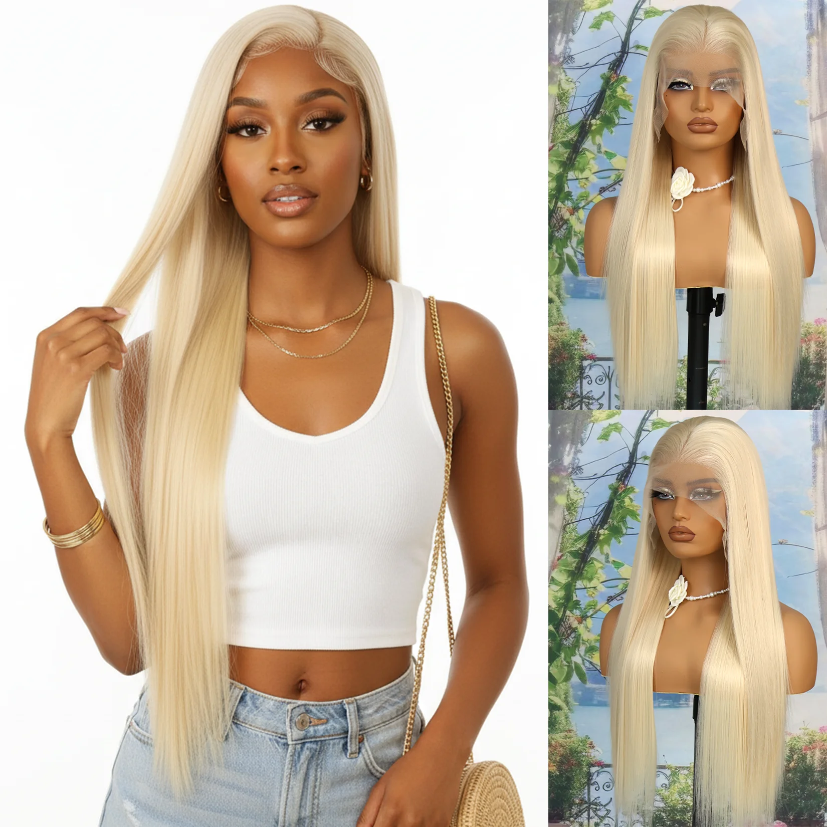 Aubree Hair 13x6 Lace Front Wigs For Women Daily Use Pre Plucked Long Straight 28 inch 180% Density Glueless Synthetic Wig
Aubree Hair 13x6 Lace Front Wigs For Women Daily Use Pre Plucked Long Straight 28 inch 180% Density Glueless Synthetic Wig