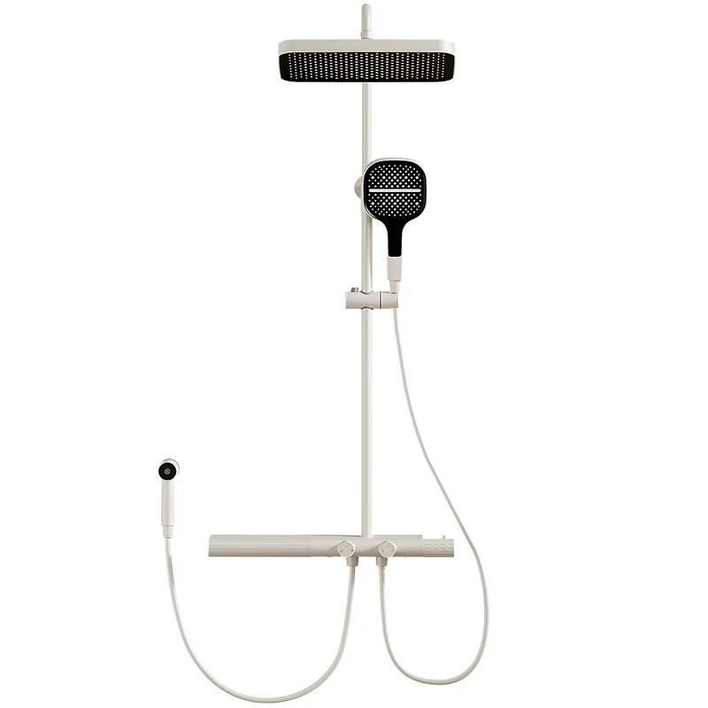 Современный ветер, полностью медный простой душ под давлением, многофункциональный бытовой спрей
Современный ветер, полностью медный простой душ под давлением, многофункциональный бытовой спрей