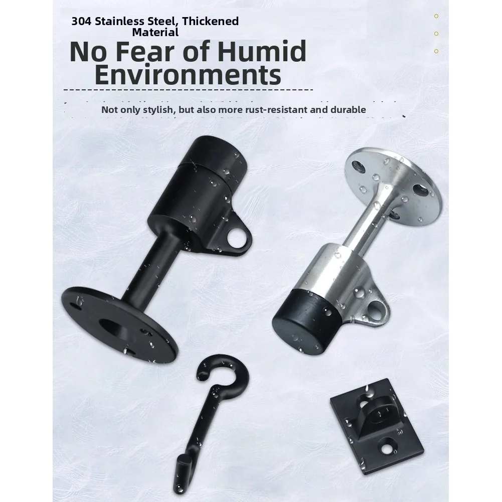 Wall Mounted Chain Door Stopper Anti‑Collision Door Catch Latch With Screws For Residential Commercial Door Security
Wall Mounted Chain Door Stopper Anti‑Collision Door Catch Latch With Screws For Residential Commercial Door Security