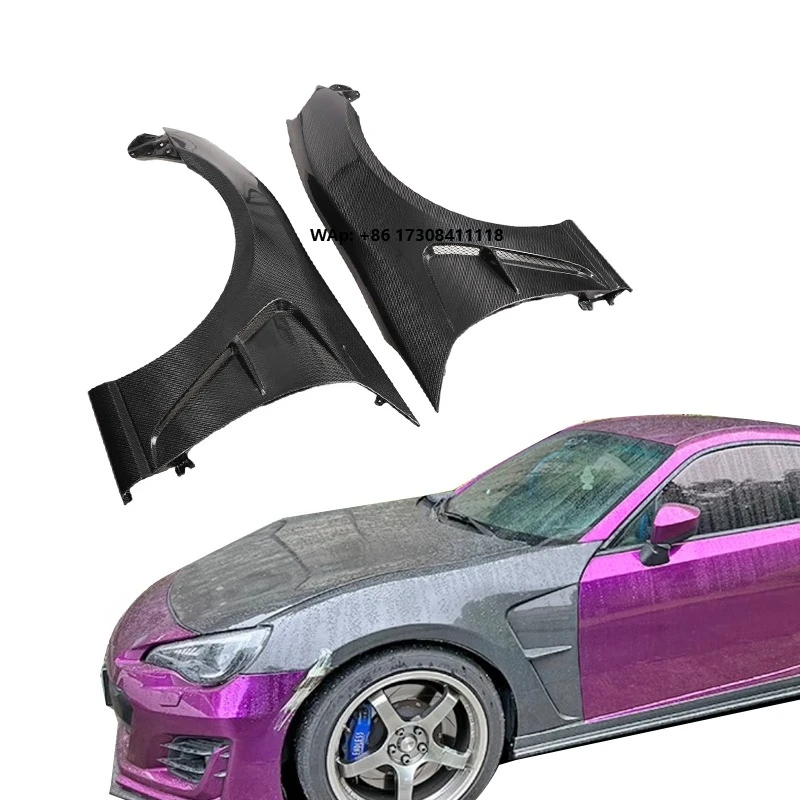 BENSNEES Car Modification Car Front Side Carbon Fiber Vented Bumper Fenders for 86 BRZ GT86 2013-2019 Upgrade
BENSNEES Car Modification Car Front Side Carbon Fiber Vented Bumper Fenders for 86 BRZ GT86 2013-2019 Upgrade