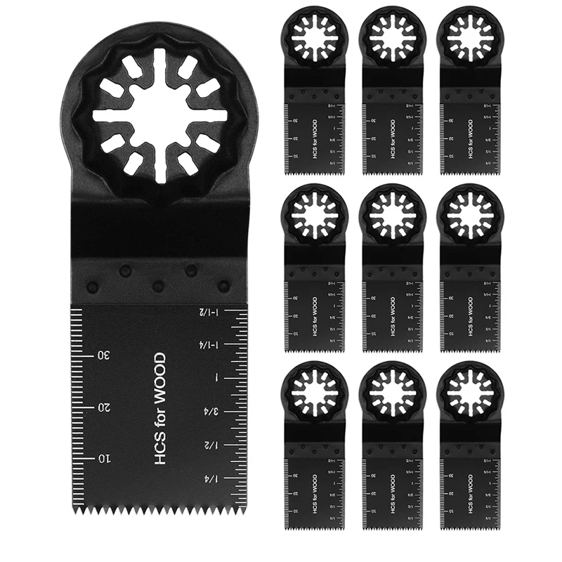 Multitool Blades,10Pcs Oscillating Saw Blades,Professional Wood Metal Multi Tool Blade Universal Quick Release Saw Blade
Multitool Blades,10Pcs Oscillating Saw Blades,Professional Wood Metal Multi Tool Blade Universal Quick Release Saw Blade