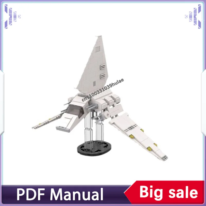 342PCS MOC Famous Movie Series Mini Flying Machine Empire Shuttle Model Building Blocks Bricks DIY Educational Toys Gifts
342PCS MOC Famous Movie Series Mini Flying Machine Empire Shuttle Model Building Blocks Bricks DIY Educational Toys Gifts