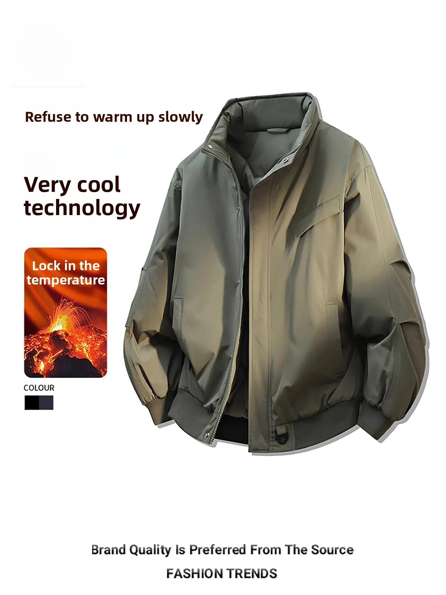 Thiened Warm Bread Jaet Cotton Jaet Men's American Loose Workwear Cotton Coat Commuting Outerwear Trendy
Thiened Warm Bread Jaet Cotton Jaet Men's American Loose Workwear Cotton Coat Commuting Outerwear Trendy