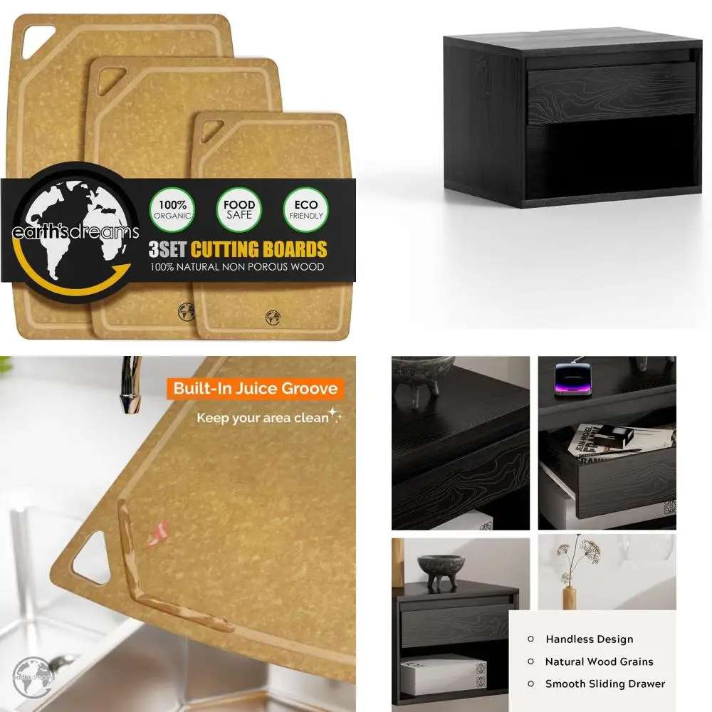 Набор досок для мясных изделий — деревянные разделочные доски из 3 предметов: маленькие, большие, очень большие — непластиковые, нетоксичные, сверхмощные, устойчивые
Набор досок для мясных изделий — деревянные разделочные доски из 3 предметов: маленькие, большие, очень большие — непластиковые, нетоксичные, сверхмощные, устойчивые