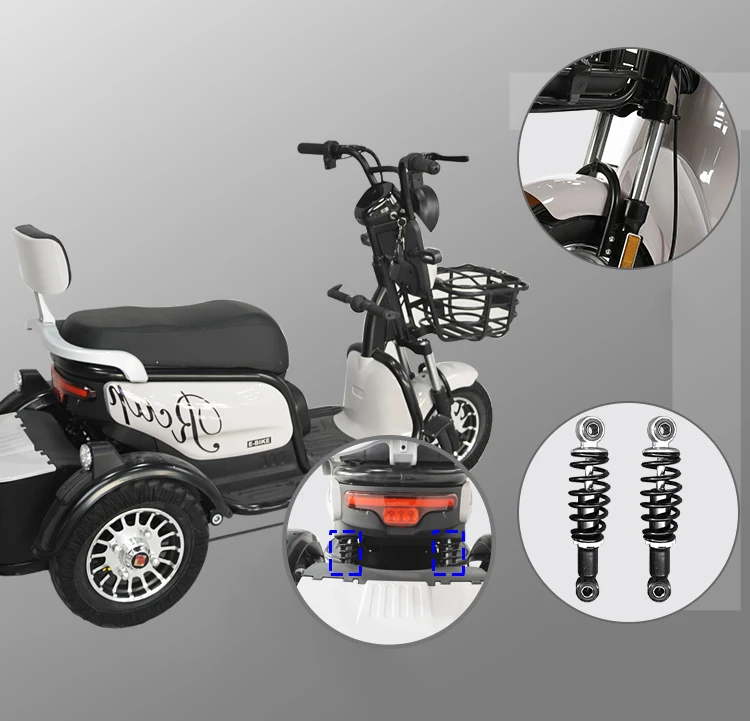 High Quality Model Three Wheel Electric Trike 600W 48V 20AH Double Seat Electric Tricycle for Adults
High Quality Model Three Wheel Electric Trike 600W 48V 20AH Double Seat Electric Tricycle for Adults