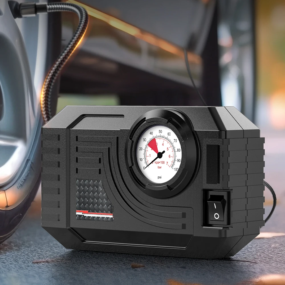 CARSUN 20L/Min Mini Electric Air Pump - Portable Tire Inflator Compressor for Car Motorcycle Bicycle
CARSUN 20L/Min Mini Electric Air Pump - Portable Tire Inflator Compressor for Car Motorcycle Bicycle