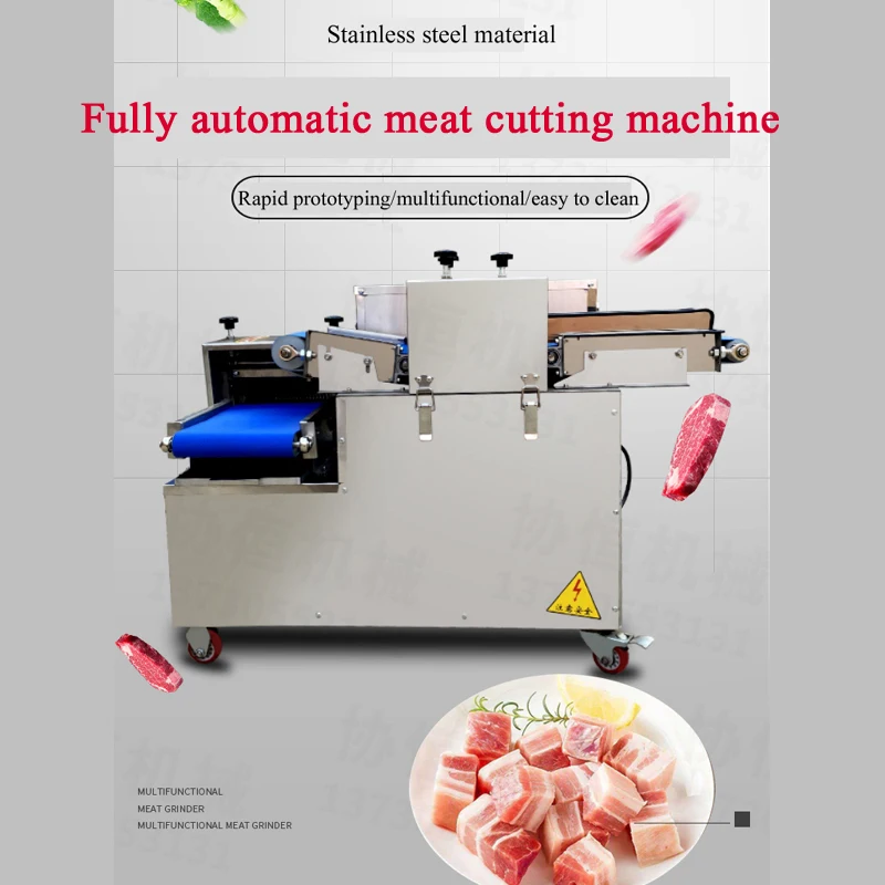 Meat Dicing Machine 3 Sets Of Knives Fresh Meat Dicing Machine Commercial Automatic Meat Cutting Machine
Meat Dicing Machine 3 Sets Of Knives Fresh Meat Dicing Machine Commercial Automatic Meat Cutting Machine