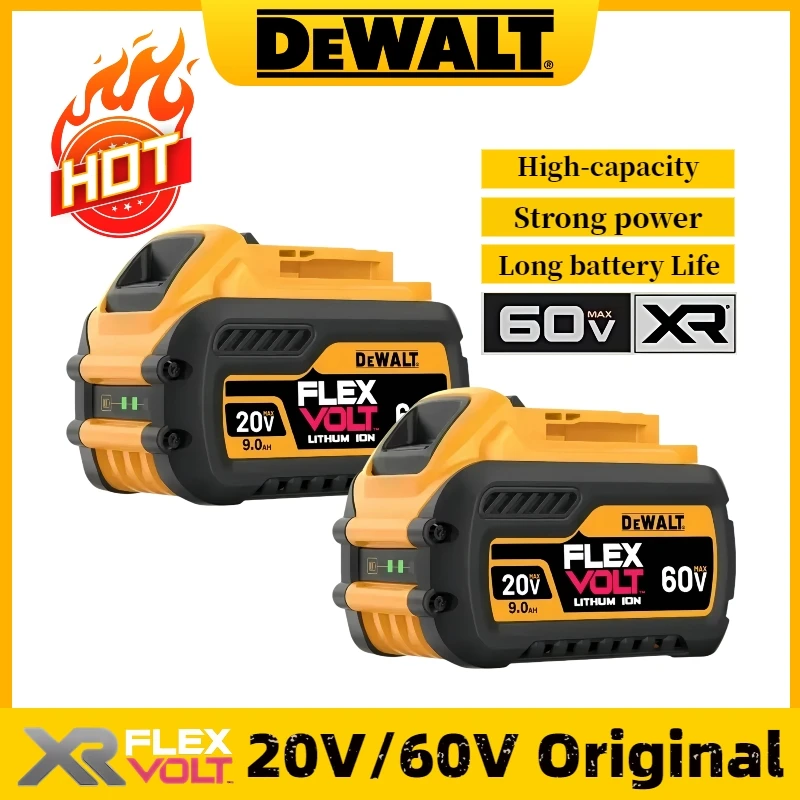 Original DEWALT 20V/60V Battery, 9000mAh Battery DCB609 MAX For Dewalt DCB606 DCB205 DCB204 DCB203 DCB612 Power Tool Battery
Original DEWALT 20V/60V Battery, 9000mAh Battery DCB609 MAX For Dewalt DCB606 DCB205 DCB204 DCB203 DCB612 Power Tool Battery